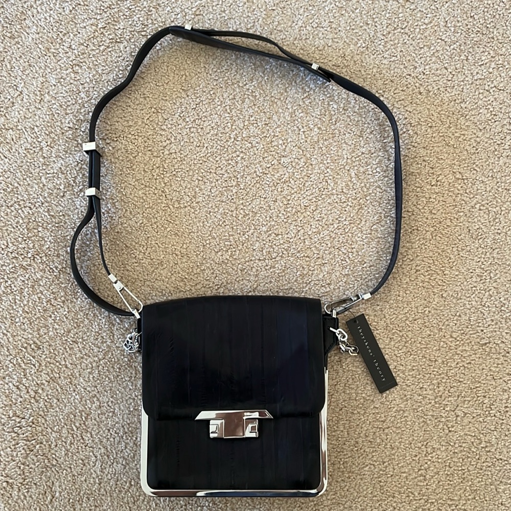 NWT Theyskens’ Theory Small Navy Flap Bag
